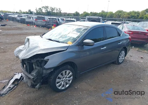 2017 Nissan Sentra S z USA, uszkodzony, nr VIN 3N1AB7AP1HY210291
